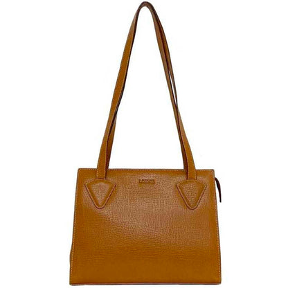 Loewe Shoulder Tote Bag Brown Leather Grain