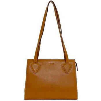 Loewe Shoulder Tote Bag Brown Leather Grain