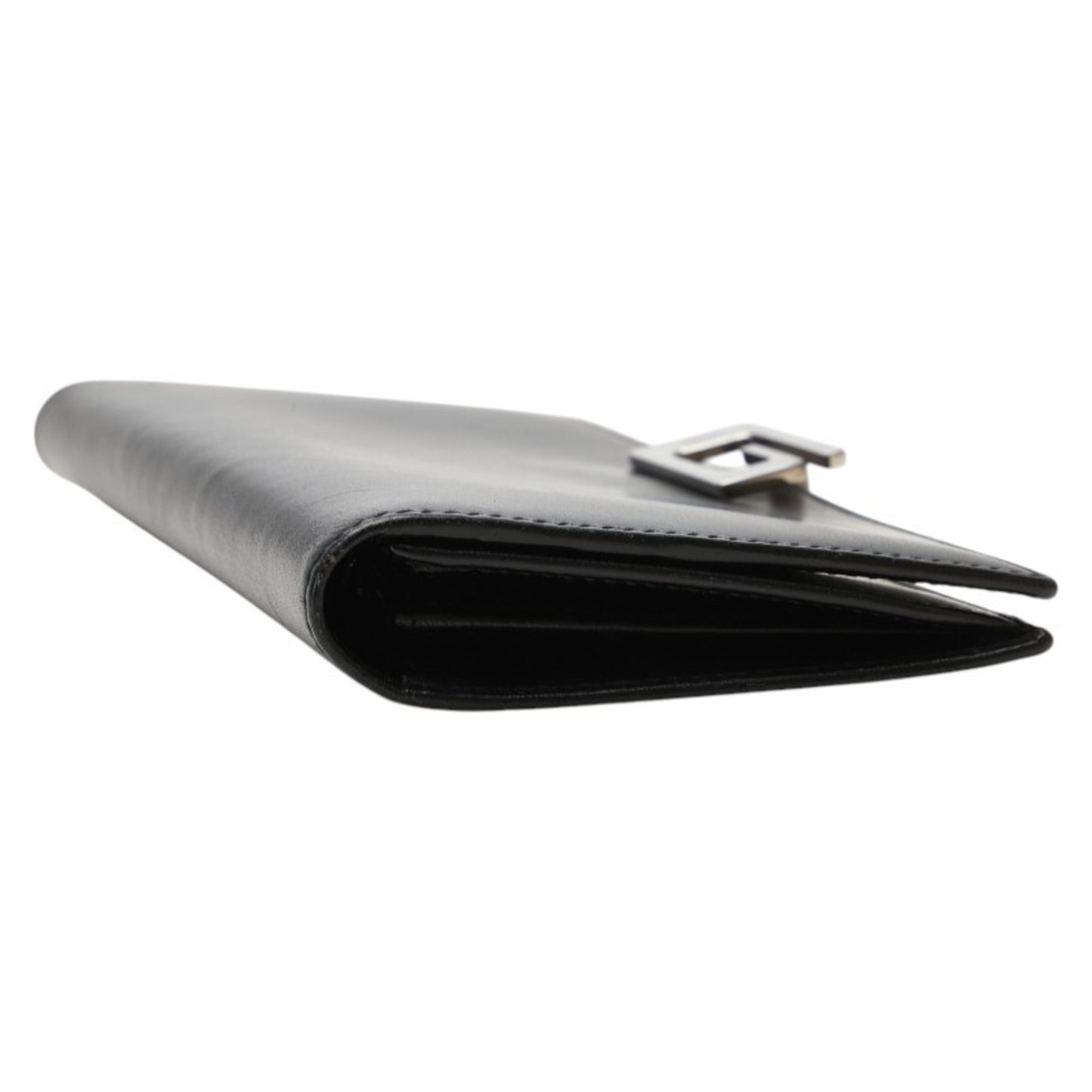 Gucci G Logo Long Wallet 035 2067 2098 Black Leather