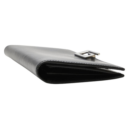 Gucci G Logo Long Wallet 035 2067 2098 Black Leather