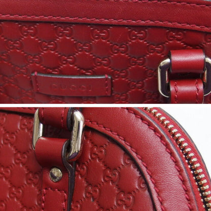 Gucci Small Shoulder Bag Micro Guccissima Red