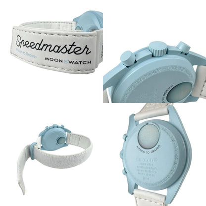 Omega Swatch X Mission To Uranus Bioceramic Light Blue White