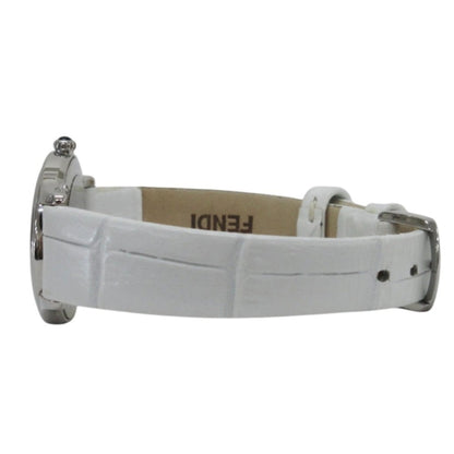 Fendi Shell Dial 12P Diamond Watch 25000L White