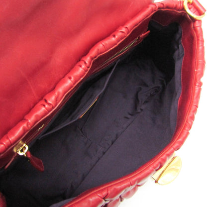 Miu Miu Matelasse Rn0666 Women'S Leather Handbag
