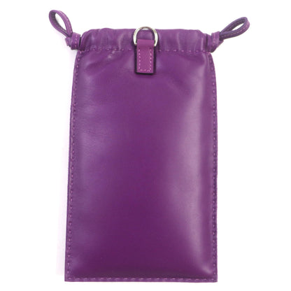 Hermes Pillow Anjou Milo Vous Swift Serie Button Drawstring Leather Phone Case Pouch