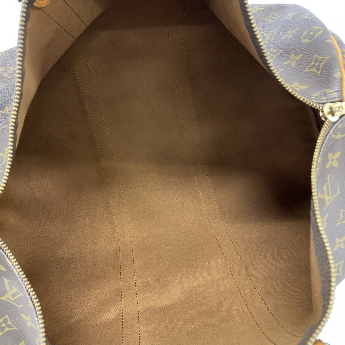 Louis Vuitton Monogram Keepall 50 Boston Bag M41426 Brown