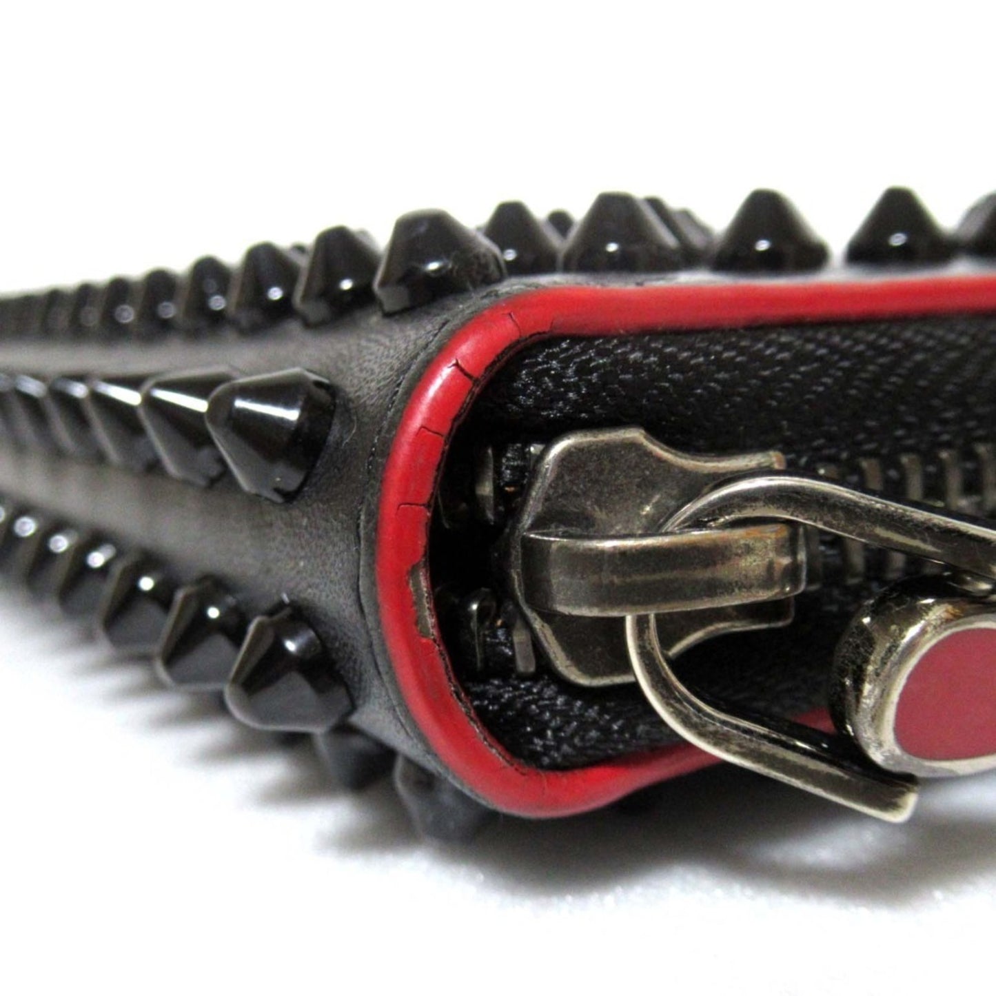 Christian Louboutin Panettone Long Wallet In Black Calf Leather