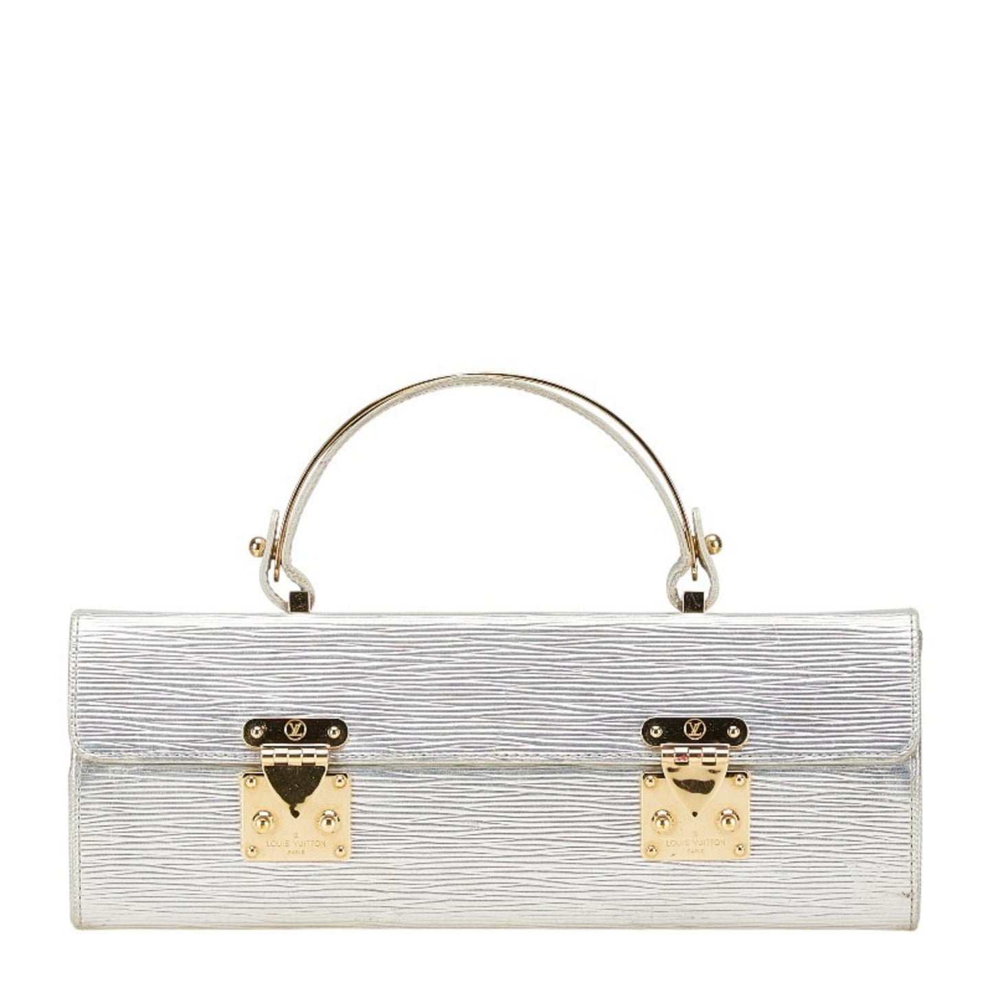 Louis Vuitton Epi Galaxia Handbag M92183 Silver Leather
