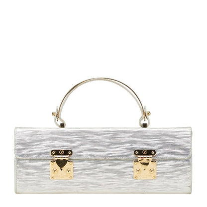 Louis Vuitton Epi Galaxia Handbag M92183 Silver Leather