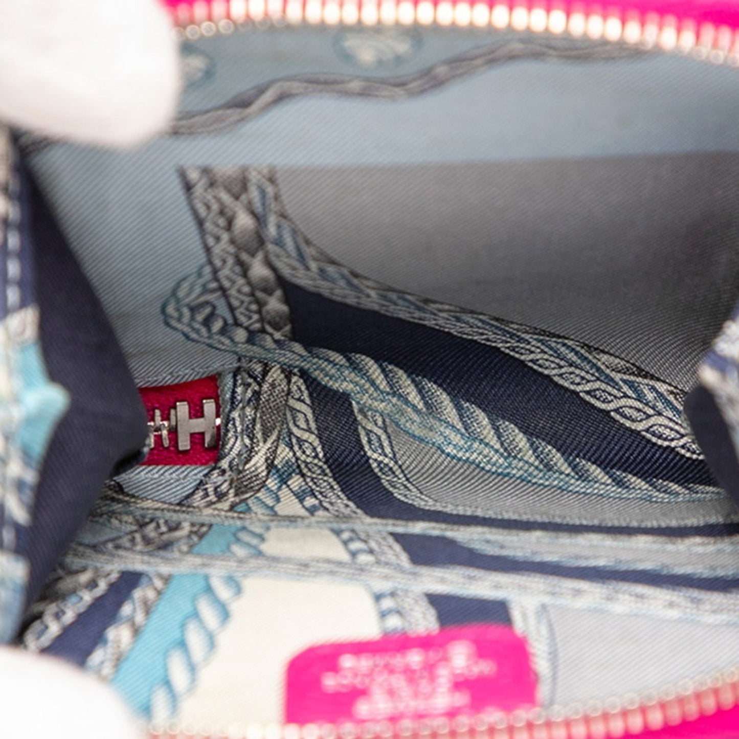 Herms Azap Compact Silk-In Wallet/Coin Case