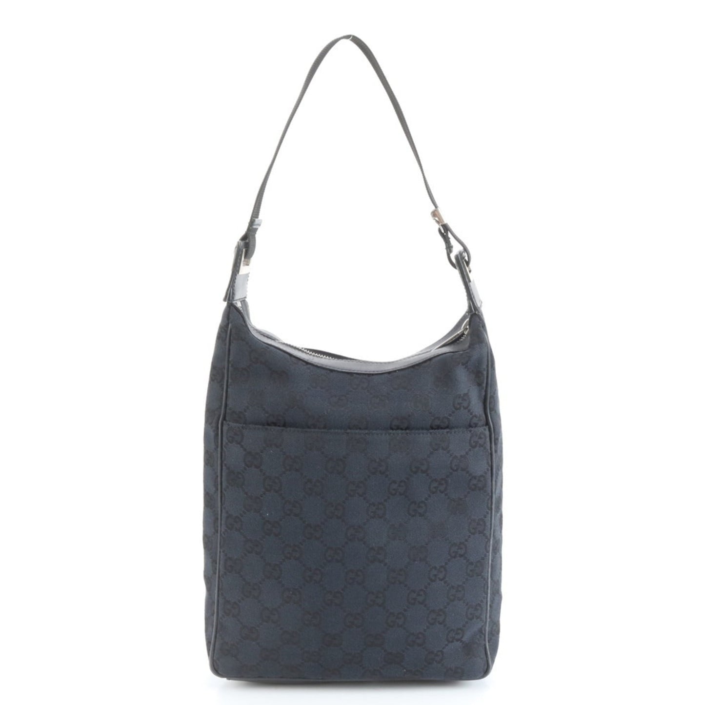 Gucci Gg Canvas 019-0537 Leather Shoulder Bag