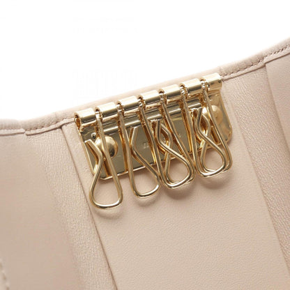 Miu Miu Miu Matelasse Key Case Leather
