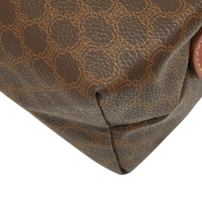 Celine Macadam Pouch Brown Leather