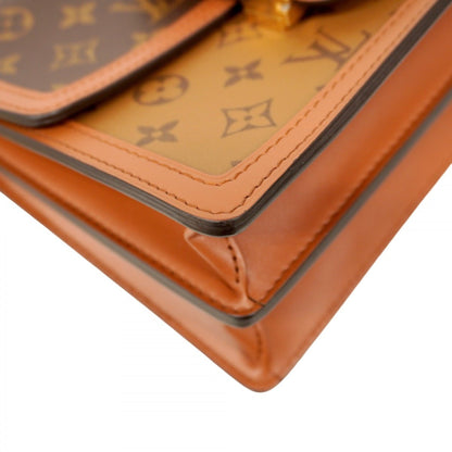 Louis Vuitton Monogram Reverse Dauphine Mm Handbag M45958 Brown 2-Way Bag