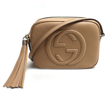 Gucci Soho Disco Shoulder Bag Beige 722319 Outlet