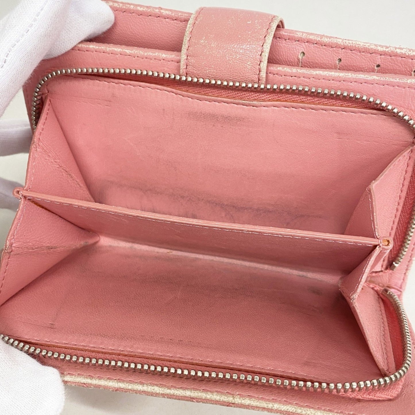 Chanel Matelasse Lambskin Pink Wallet