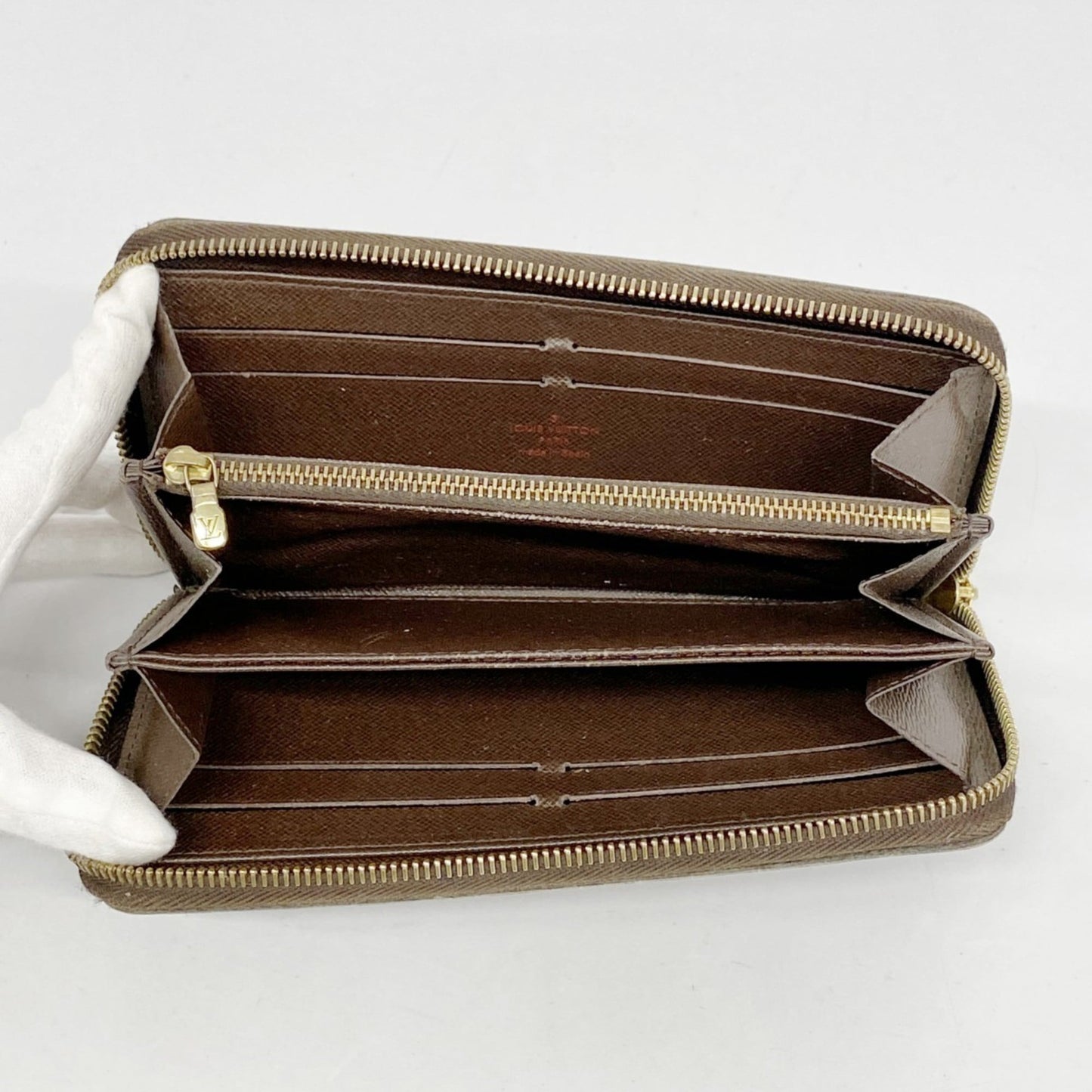 Louis Vuitton Damier Zippy Wallet N60015 Ebene Long