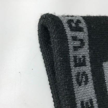 Balenciaga Logo Fringe Scarf Wool Acrylic
