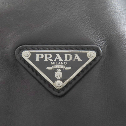 Prada Simple Design Shoulder Bag Lambskin