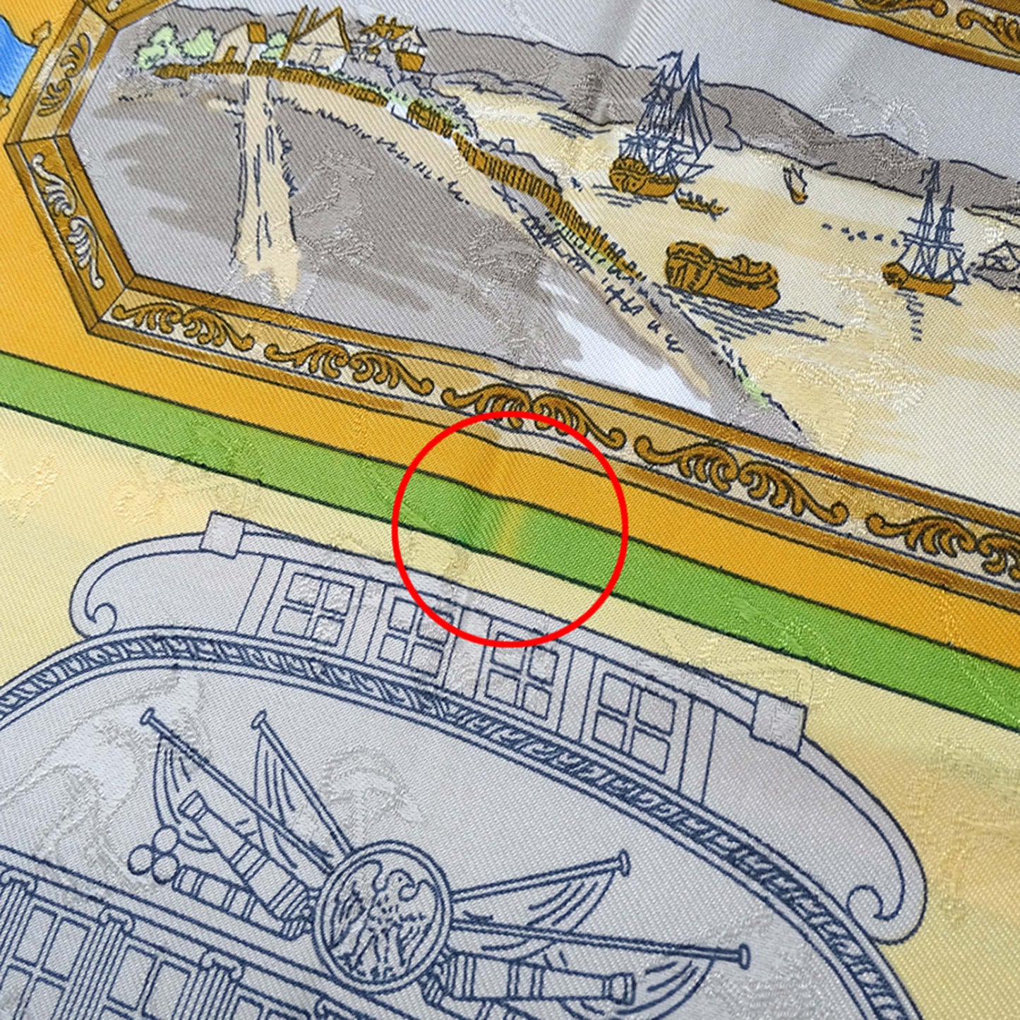 Herms Hermes Women'S Carr 90 "Le Geographe" Scarf