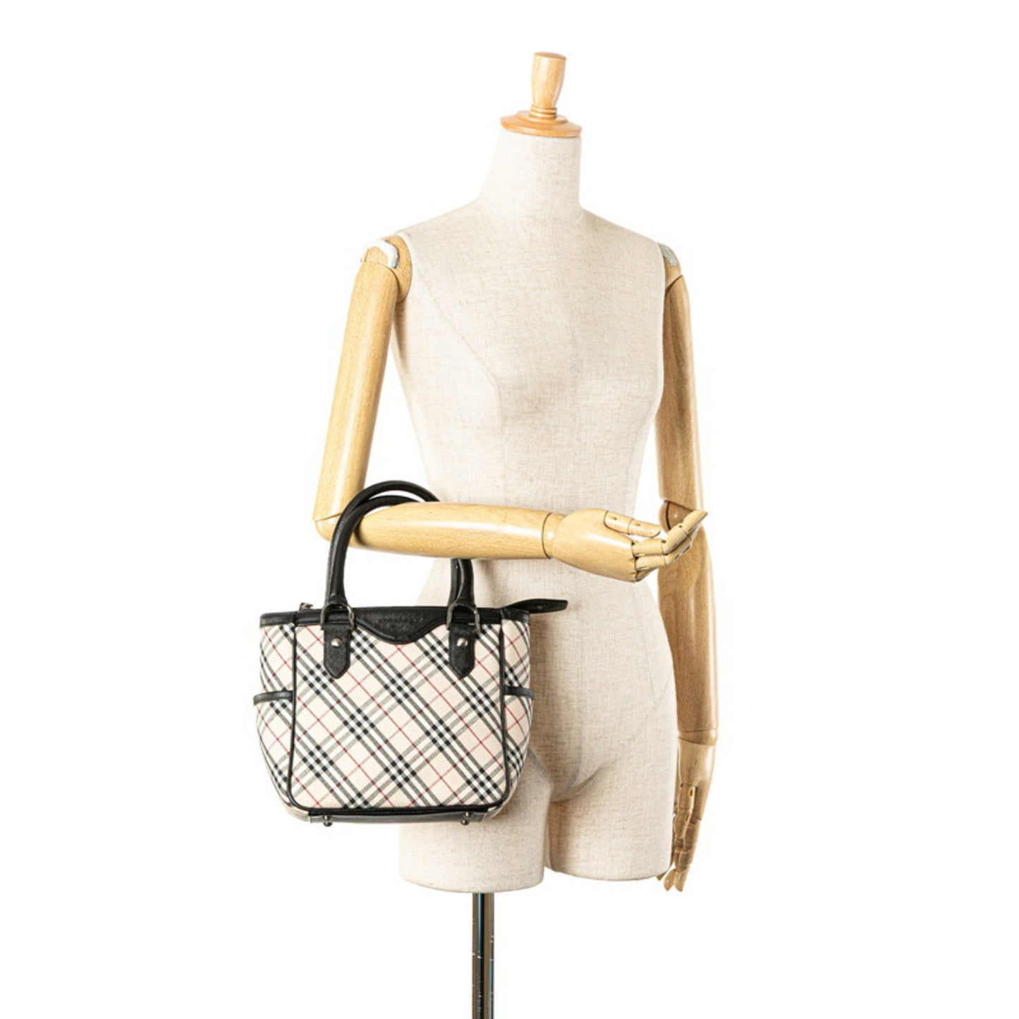 Burberry Nova Check Handbag In Beige