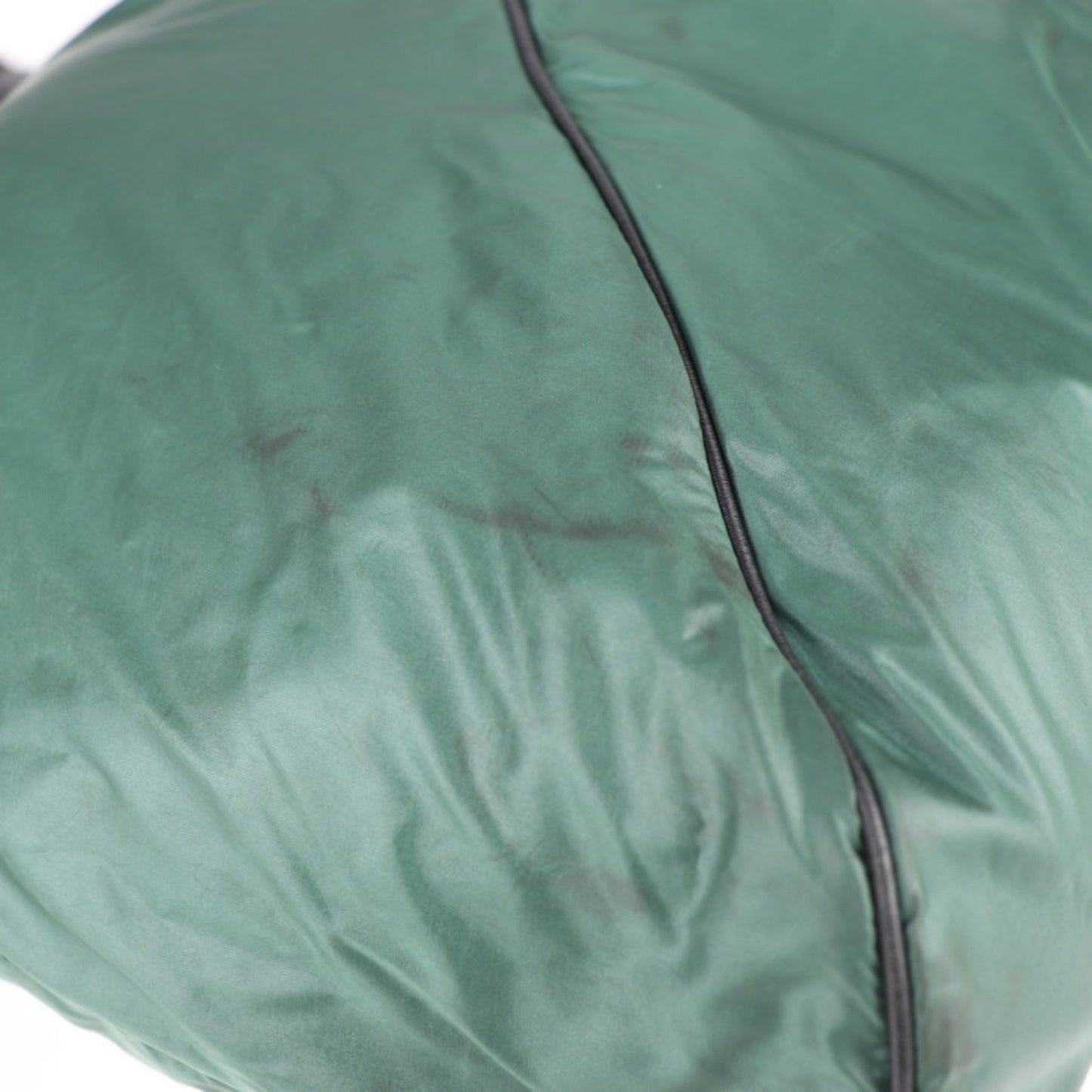 Bottega Veneta Bottega Veneta Shoulder Bag 244898 Nylon Leather Green Black Tote Spinnaker