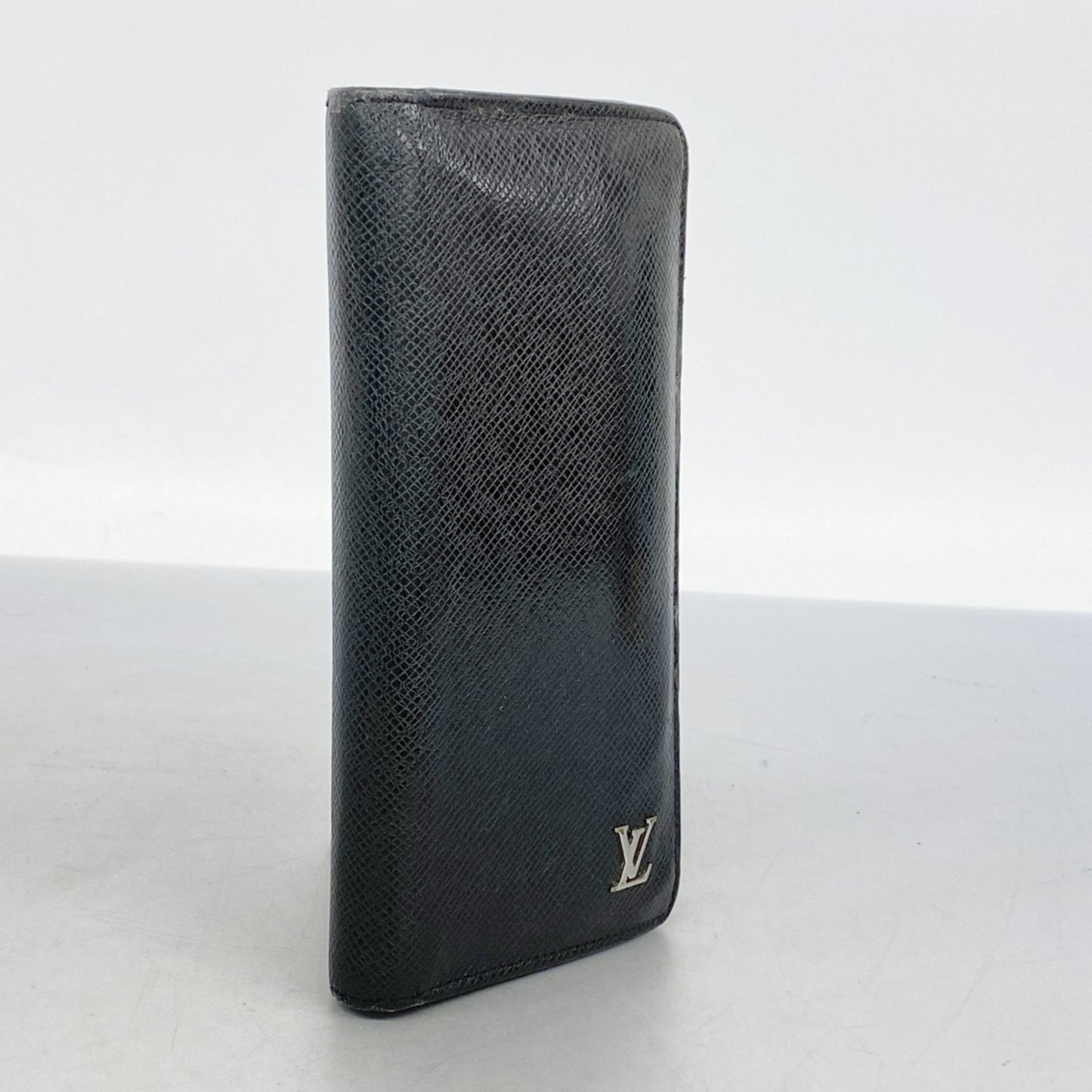 Louis Vuitton Taiga Portefeuille Brazza Long Wallet M30285 Noir
