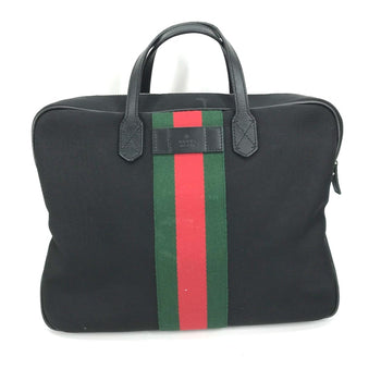 Gucci 630922 Sherry Line Bag Hand Bag Shoulder Bag Tote Bag Black