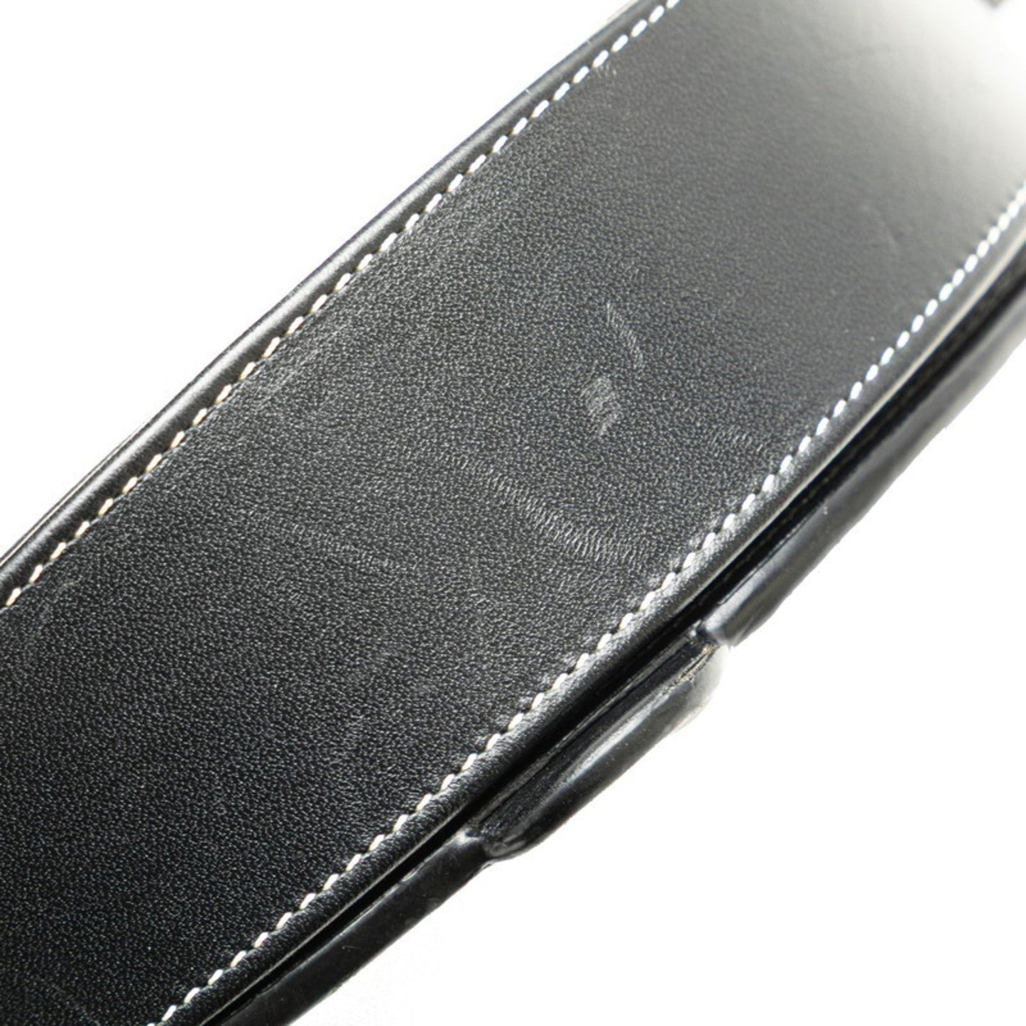 Loewe Anagram Heel Pouch Shoulder Bag Black Leather