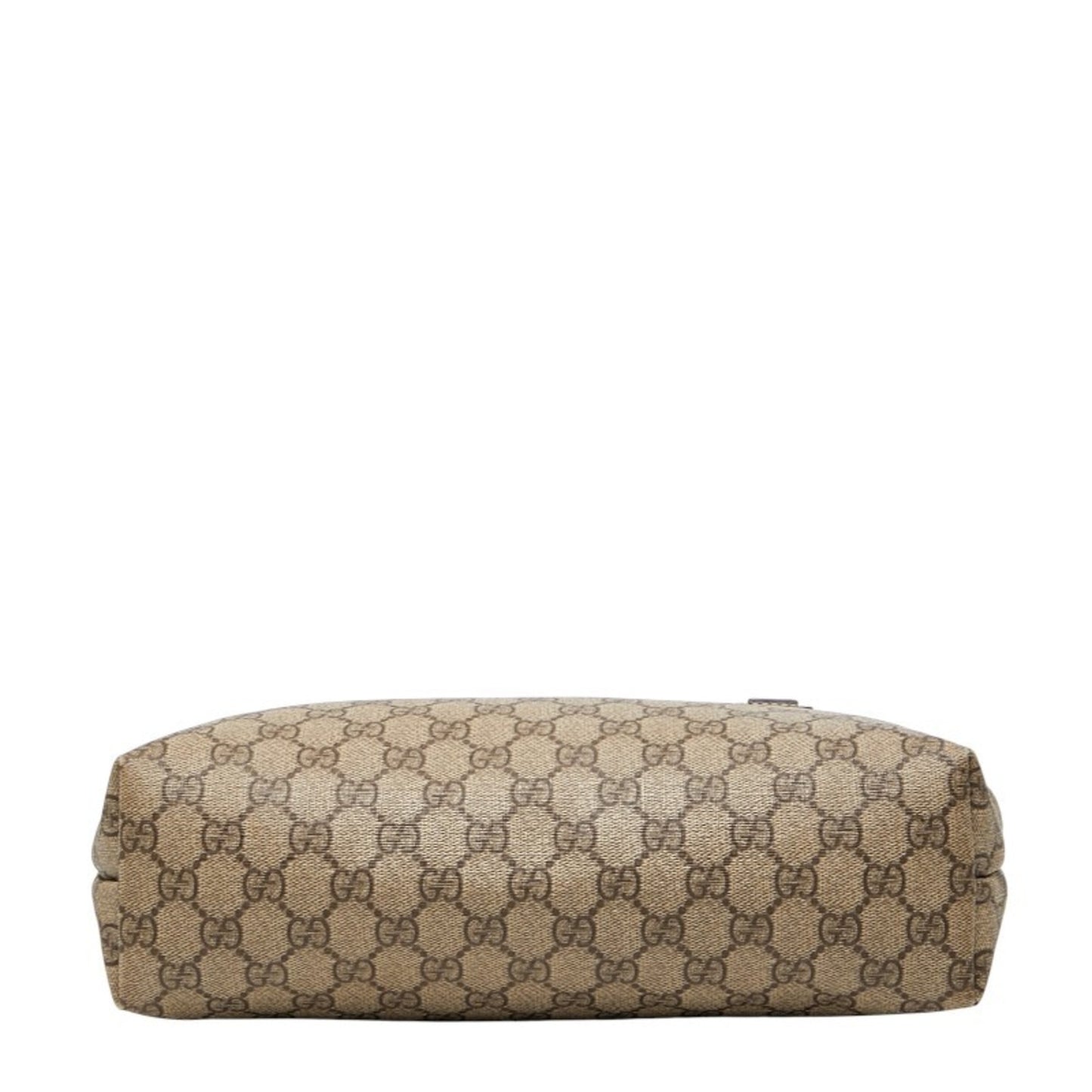 Gucci Gg Supreme Handbag Tote Bag 211138 Beige Ivory Leather