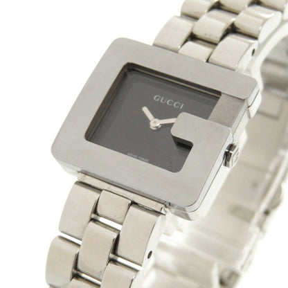 Gucci 3600L Stainless Steel Black Silver Dial Quartz Watch 1749Gucci