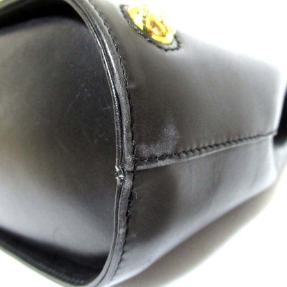 Salvatore Ferragamo Studded 2-Way Flap Shoulder Bag/Handbag In Black