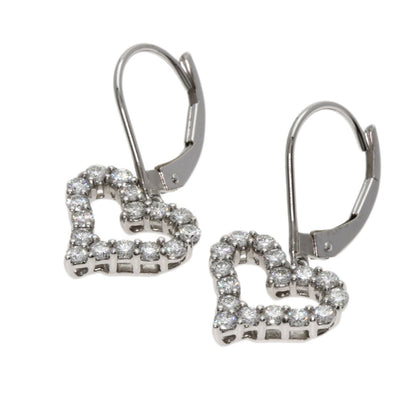 Tiffany & Co. Sentimental Heart Diamond Earrings In Platinum Pt950