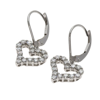 Tiffany & Co. Sentimental Heart Diamond Earrings In Platinum Pt950