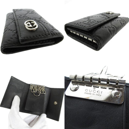 Gucci Key Case Leather Black