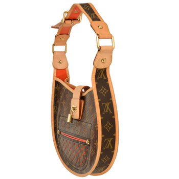Louis Vuitton Louis Vuitton Perfor Demi Lune Shoulder Bag Monogram Canvas M95178 Mi0036 Orange