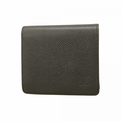 Louis Vuitton Taiga Wallet Porte Bier 3 Carte Credit M30452 Ardoise