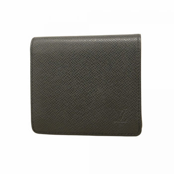 Louis Vuitton Taiga Wallet Porte Bier 3 Carte Credit M30452 Ardoise