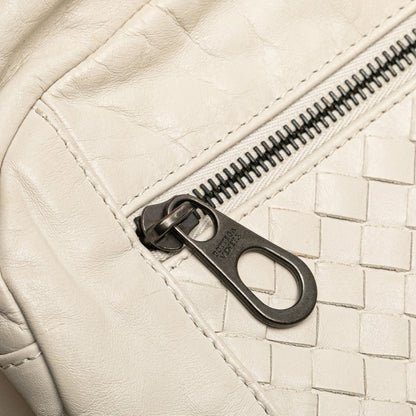 Bottega Veneta Intrecciato Waist Bag In White