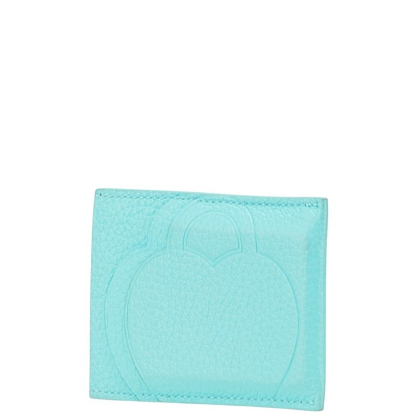 Tiffany & Co. Return To Business Card Holder/Card Case In Blue Leather