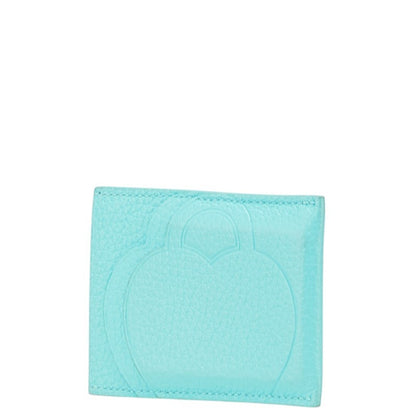 Tiffany & Co. Return To Business Card Holder/Card Case In Blue Leather