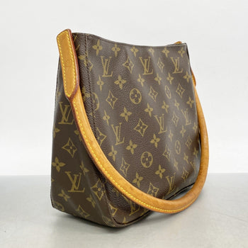 Louis Vuitton Monogram Looping Mm Shoulder Bag M51146 Brown