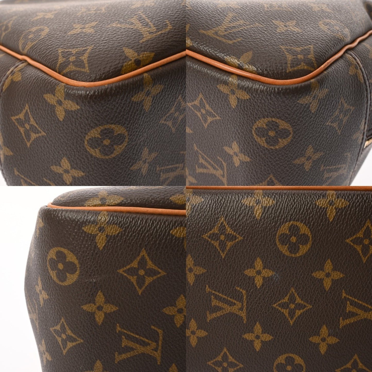 Louis Vuitton Monogram Deauville Brown M47270 Women'S Canvas Handbag
