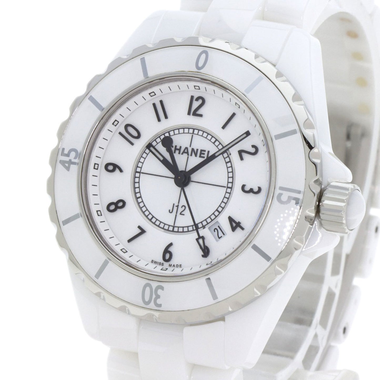 Chanel H0968 J12 33Mm White Ceramic Watch