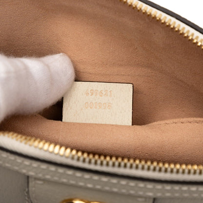 Gucci Ophidia Shoulder Bag 499621 White Leather