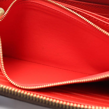Louis Vuitton Zippy Wallet Monogram Coquelicot Round Long