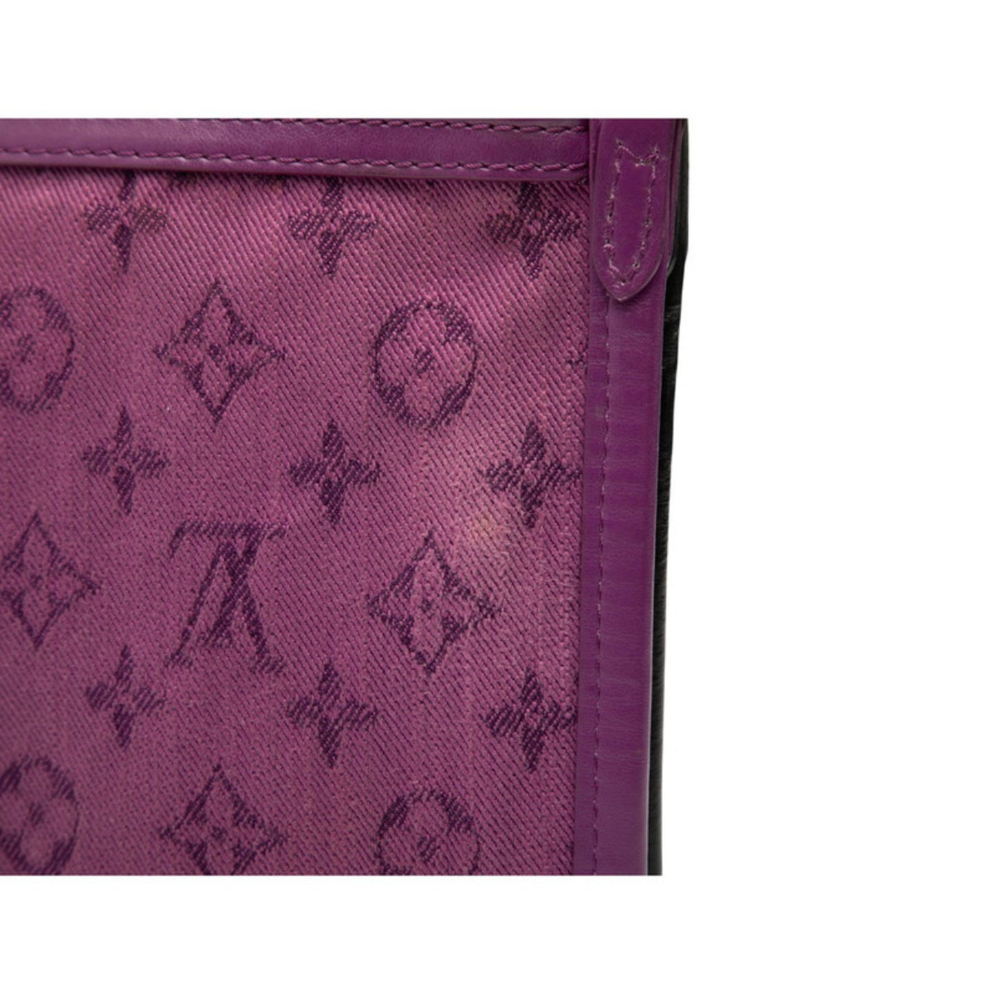 Louis Vuitton Monogram Flat Messenger Chain Shoulder Bag M44641 In Maroon