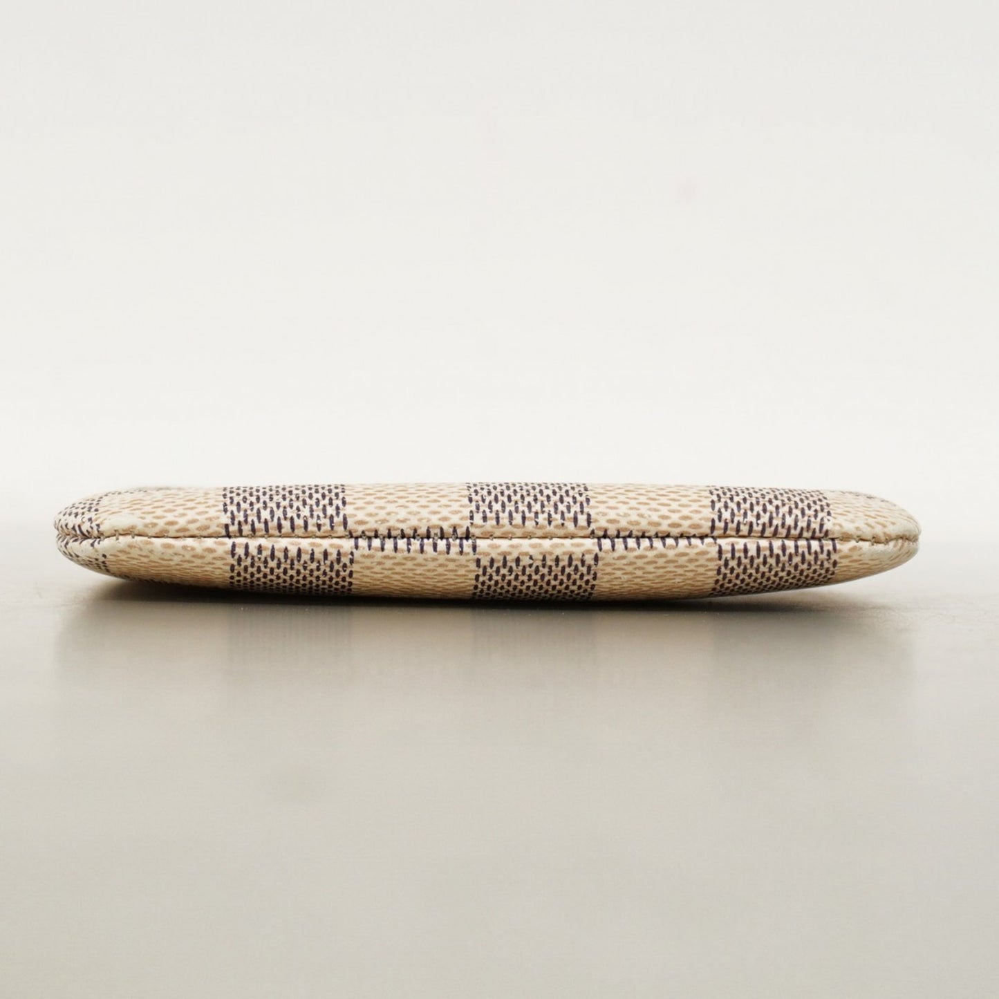 Louis Vuitton Damier Azur Pochette Cle Wallet/Coin Case N62659 White