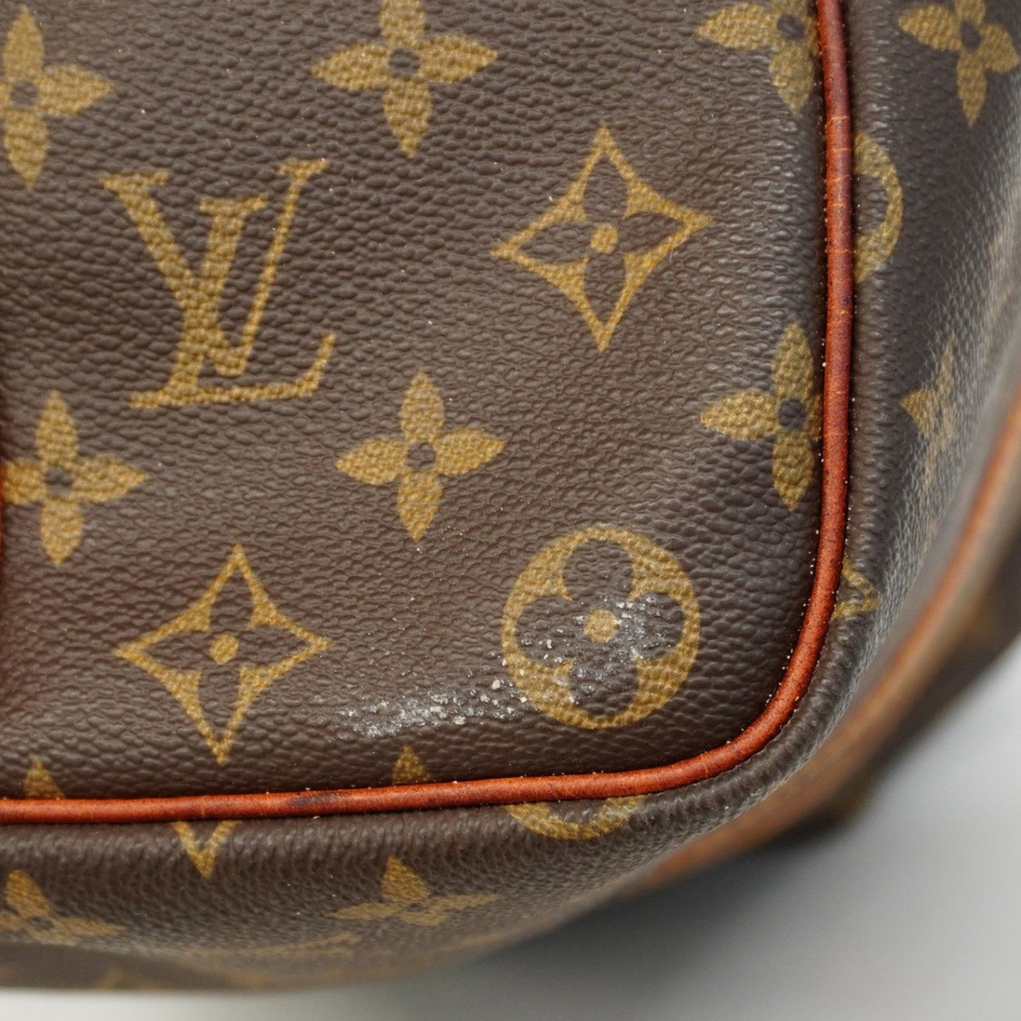 Louis Vuitton Monogram Keepall Bandouliere 45 Boston Bag M41418 Brown