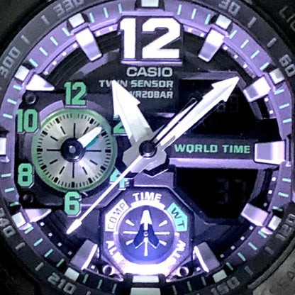 G-Shock Casio Ga-1100-1A3 Gravitymaster Watch With Twin Sensor